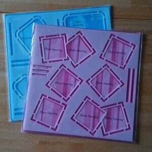 EK Success Pink & Blue Plan A Page Templates